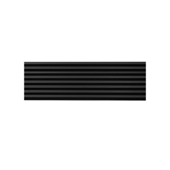 Wooden wall panel 2700 x 400mm (Black - Matte black)